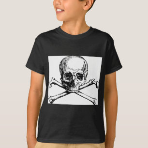 Schedel en Bot T-shirt