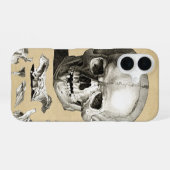 Schedel en Botten Anatomie iPhone 16 Hoesje (Achterkant horizontaal)