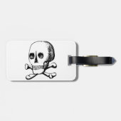 Schedel en Botten Bagagelabels (Achterkant horizontaal)