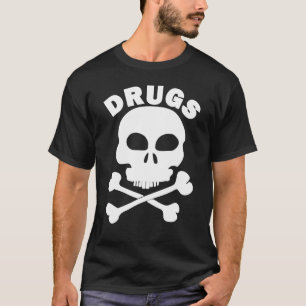 Schedel en Botten Geneesmiddel Schaats Punk T-shirt