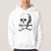 Schedel en Botten Mannen Hoodie (Voorkant)