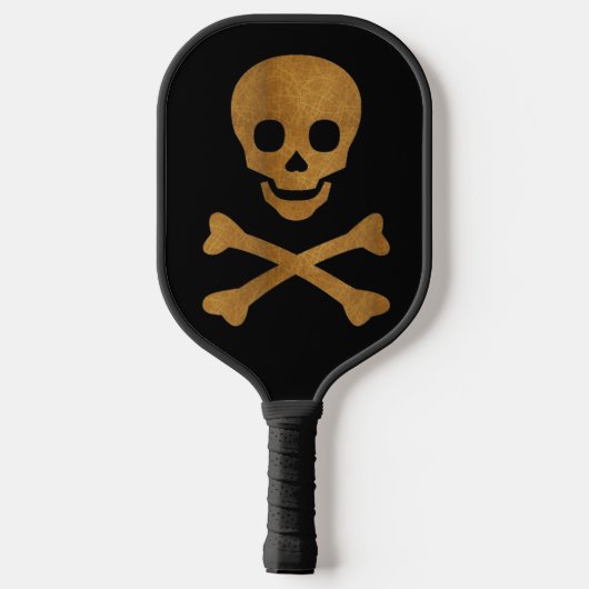 Schedel en Botten Pickleball Paddle (Achterkant)