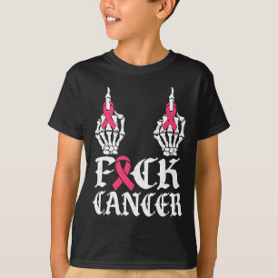 Schedel en botten Skelet Borstkanker 1 T-shirt