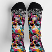 Schedel en Botten Sokken - Schedel Sokken (Top)