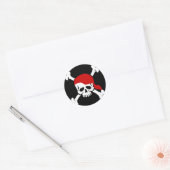 Schedel en Botten Sticker (Envelop)