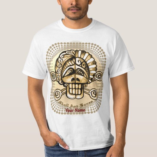 Schedel en Botten T-shirt (Voorkant)