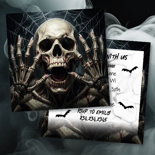 Schedel en Botten | Volwassen Halloweenfeest 