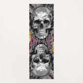Schedel en Botten Yoga Mat - Skull Yoga Mat (Voorkant)