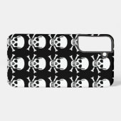 Schedel en Crossbones Halloween Samsung Galaxy Hoesje (Achterkant horizontaal)
