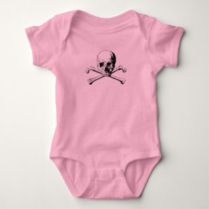 Schedel en Crossbones Pirate Jolly Roger Romper