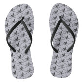 Schedel en Crossbones Pirate Jolly Roger Teenslippers (Voetbed)