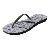 Schedel en Crossbones Pirate Jolly Roger Teenslippers (Schuin)