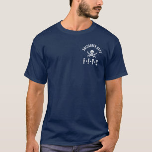 Schedel en Cutlass Mannen Shirt