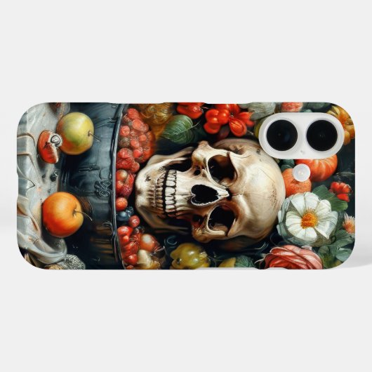 Schedel en fruit in Vanitas stijl cover (Achterkant (horizontaal))