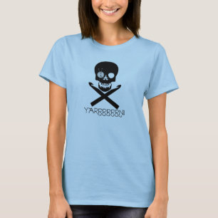 schedel en haken t-shirt