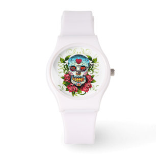 schedel en hartstilstand horloge