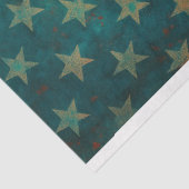 Schedel en Hibiscus in Grunge Art Decoupage Papier (Detail)