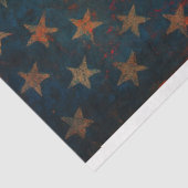 Schedel en Hibiscus op de vlag Rode Decoupage Papi Tissuepapier (Detail)