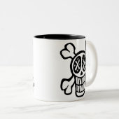 schedel en kruisbeenderen mok (Voorkant rechts)