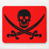 schedel en kruisbeenderen. muismat (Voorkant)