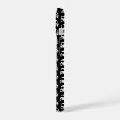 Schedel en Kruisbeenderen Patroon iPhone 15 Case (Linkerkant)