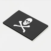 Schedel en kruisbeenderen (Piratenvlag) Post-it® Notes (Schuin)