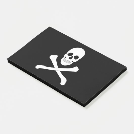 Schedel en kruisbeenderen (Piratenvlag) Post-it® Notes (Schuin)