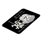 Schedel en Kruisbeenderen Sla de Datummagneet op Magneet (Linkerzijde)