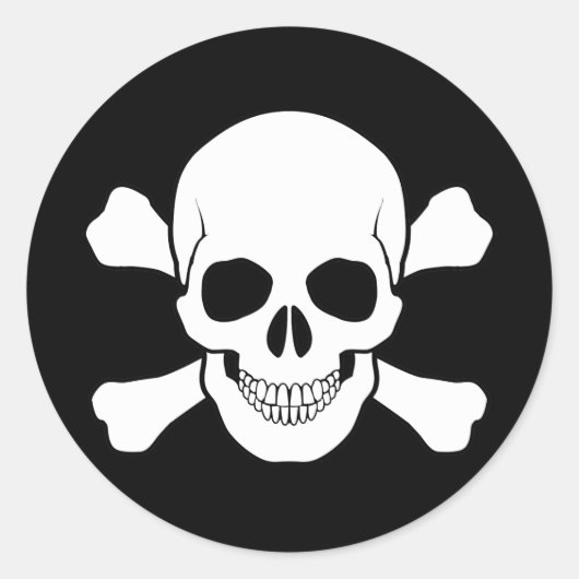 SCHEDEL EN KRUISBEENDEREN STICKER (Voorkant)