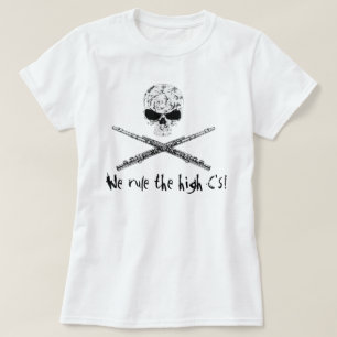 schedel en kruisbeenderen t-shirt