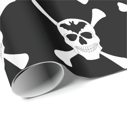 Schedel- en kruisbeenwikkelpapier cadeaupapier (Rol Hoek)