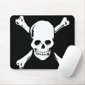 schedel en kruisbone muismat (Met muis)