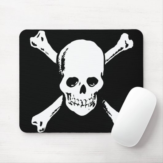 schedel en kruisbone muismat (Met muis)