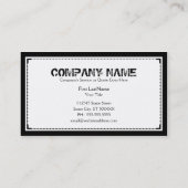 schedel en kruisingen visitekaartje (Achterkant)