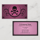 schedel en kruisingen visitekaartje (Voorkant / Achterkant)