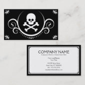 schedel en kruisingen visitekaartje (Voorkant / Achterkant)