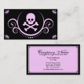 schedel en kruisingen visitekaartje (Voorkant / Achterkant)