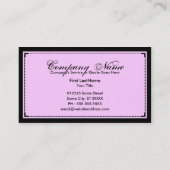 schedel en kruisingen visitekaartje (Achterkant)