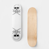 schedel- en kruisscharen, persoonlijk skateboard (Voorkant)