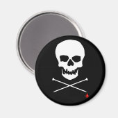 Schedel- en naaldmagneet magneet (Voorkant / Achterkant)