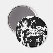 schedel en ringen magneet (Voorkant / Achterkant)