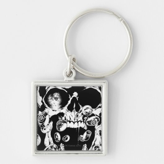 schedel en ringen sleutelhanger (Voorkant)