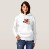Schedel en Roos Hoodie (Voorkant volledig)