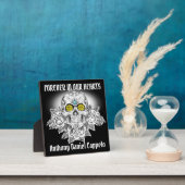 Schedel en Rozen Herdenkingsplaque Fotoplaat (Insitu)