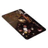  schedel en Rozen Magnet Magneet (Rechterzijde)