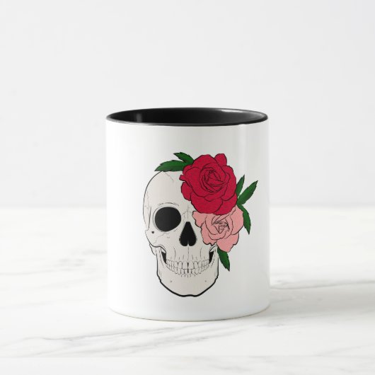 Schedel en Rozen Mok (Midden)