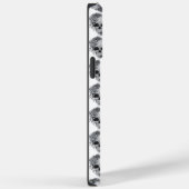 Schedel en Rozen Schets Case-Mate iPhone Case (Achterkant / Rechts)