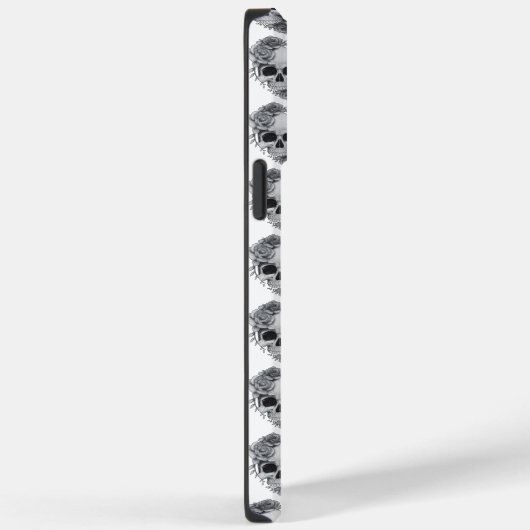 Schedel en Rozen Schets Case-Mate iPhone Case (Achterkant / Rechts)