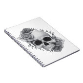 Schedel en Rozen Schets Notitieboek (Rechterzijde)