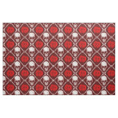 schedel en rozen stof (Fat Quarter)